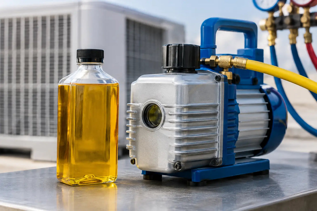 Vacuum Pump Oil for Better HVAC Evacuations