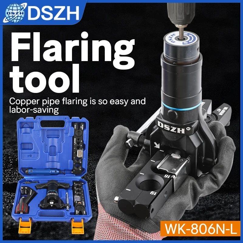 Wk-806n-l Copper Tube Flaring Tool Manual Electric Dual-use Eccentric Shaft Flare Deburr Hvac Service Metric Inch Clamp - Buy  Product on Alibaba.com